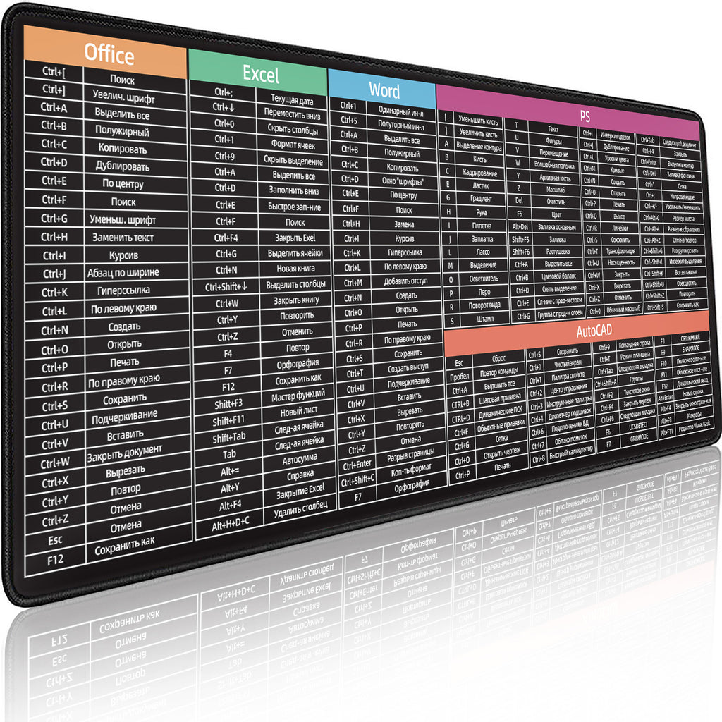 Mouse pad gamer/profesional Excel XL