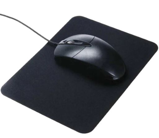 Mouse pad plano Negro