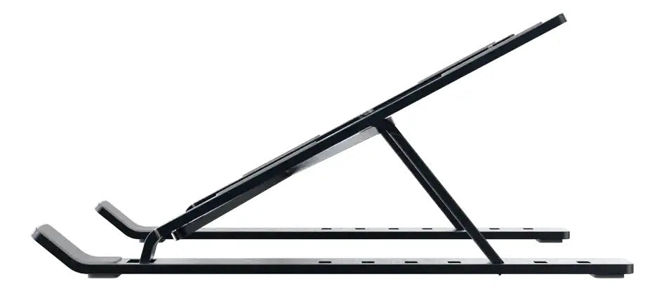 Soporte para portátil en aluminio negro