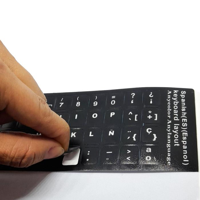 Sticker de letras adhesivas para teclado