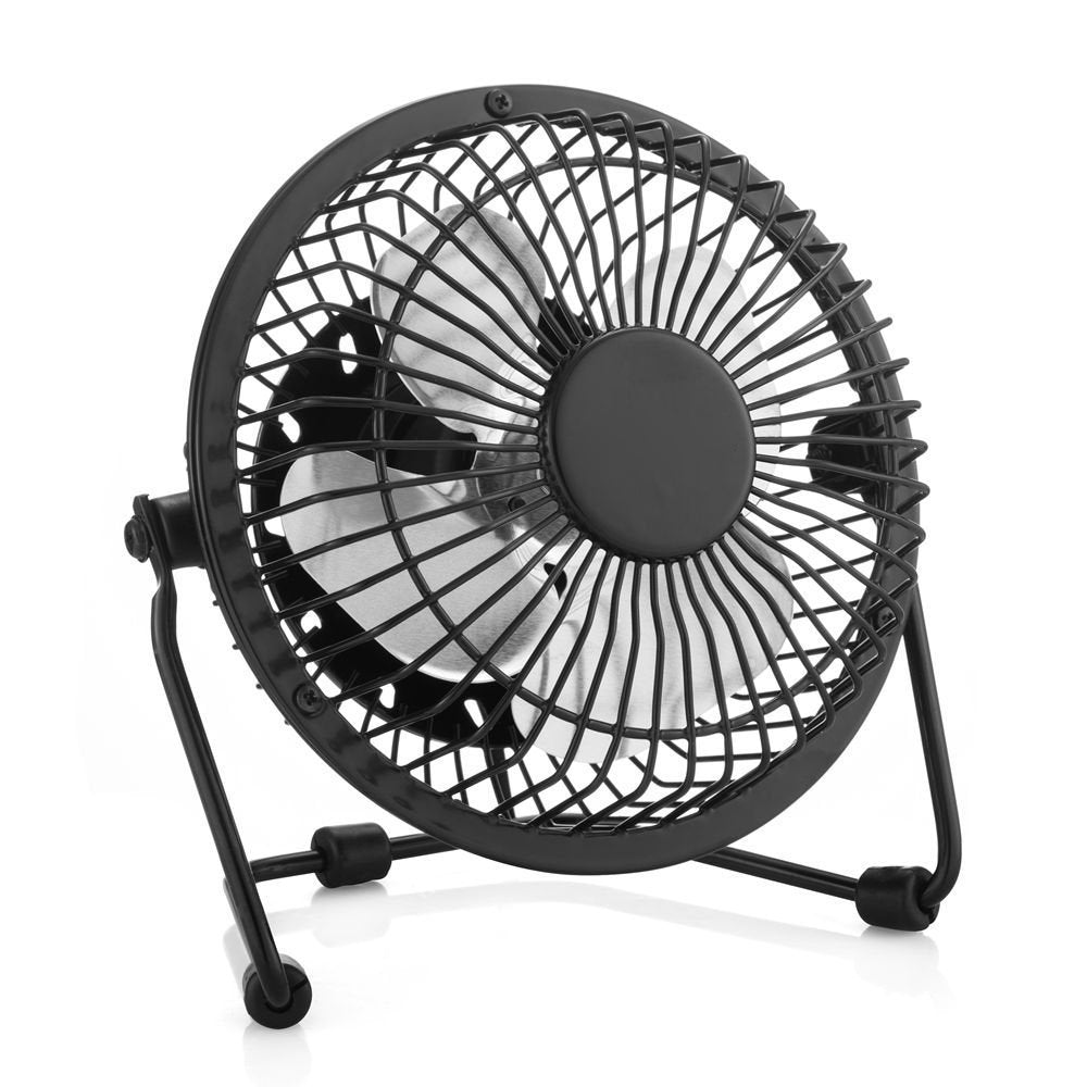 Ventilador portátil USB metálico 20cm