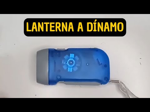 Linterna dinamo sin batería (apta para emergencias)